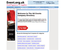 Tablet Screenshot of event.org.uk
