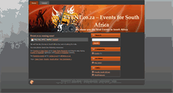 Desktop Screenshot of event.co.za