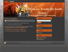 Tablet Screenshot of event.co.za